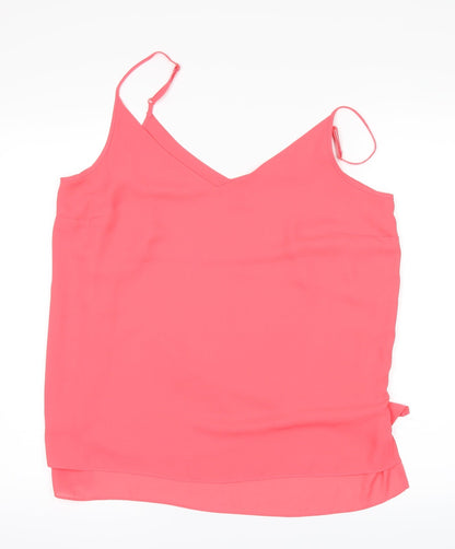Womens UK Size 14 George Pink Basic T-Shirt