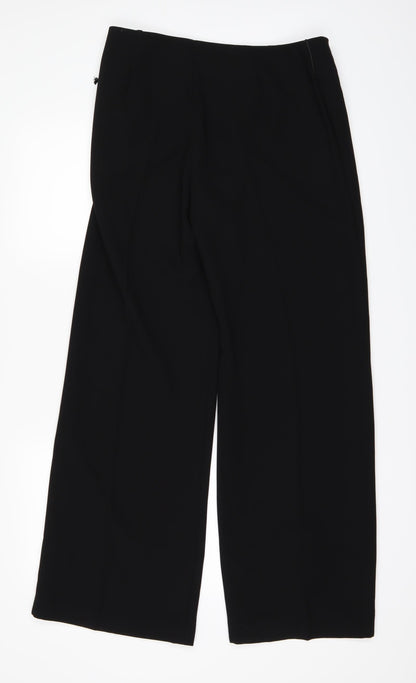 Preworn Womens Black   Trousers  Size 12 L28 in