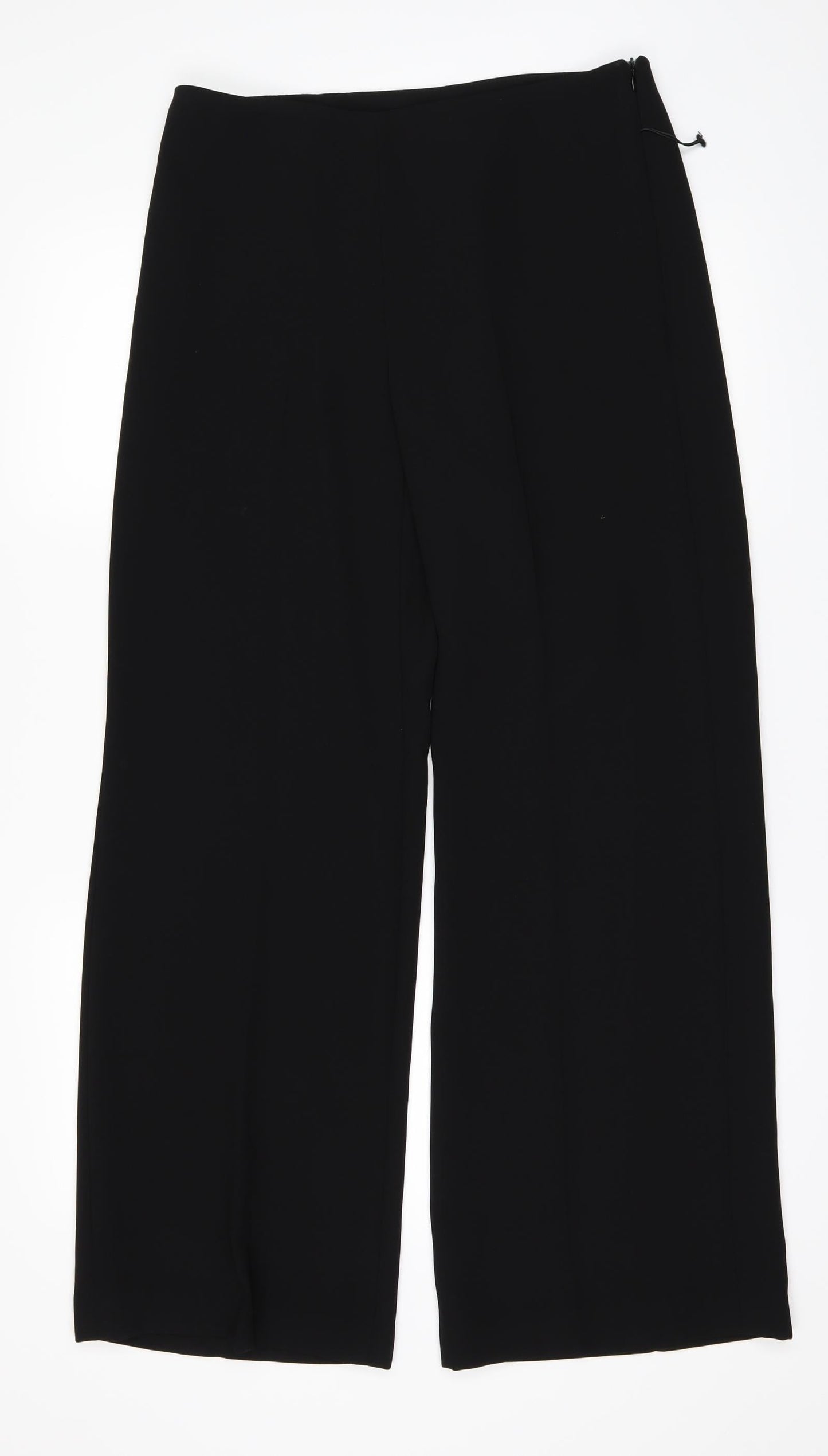 Preworn Womens Black   Trousers  Size 12 L28 in