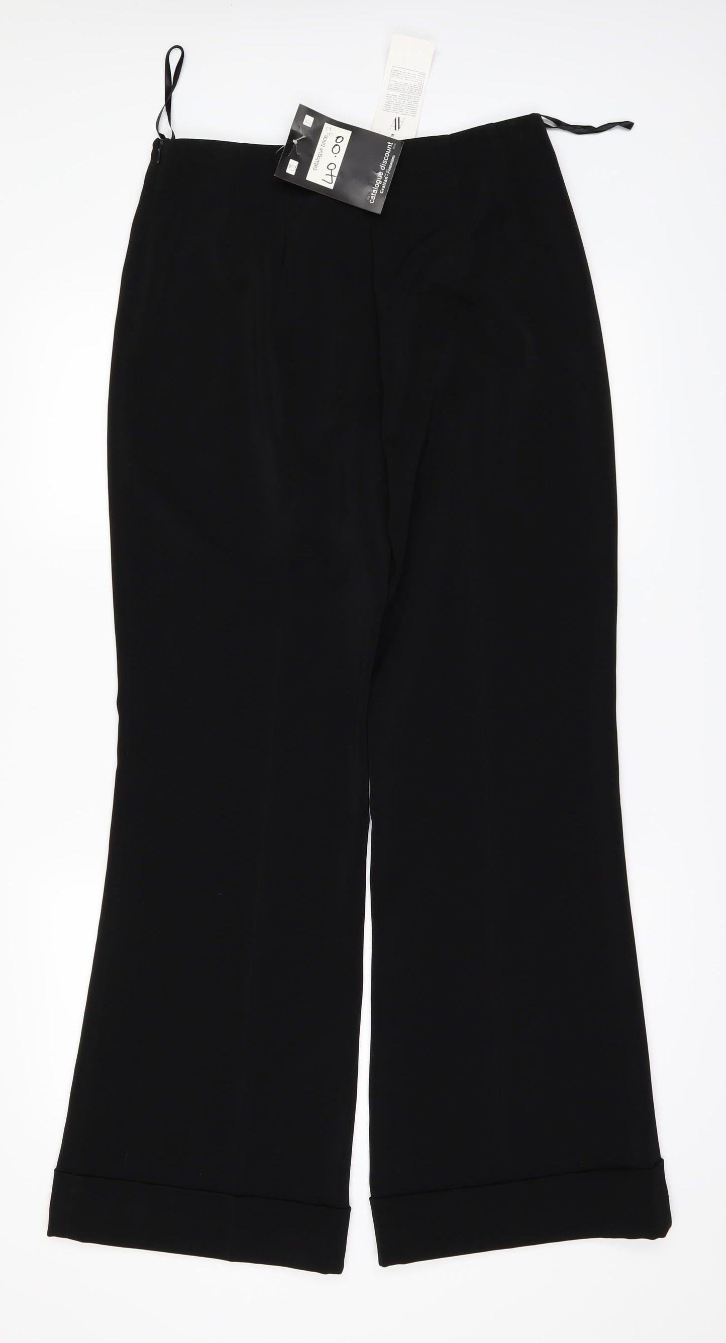 Apart Womens Black   Trousers  Size 12 L29 in