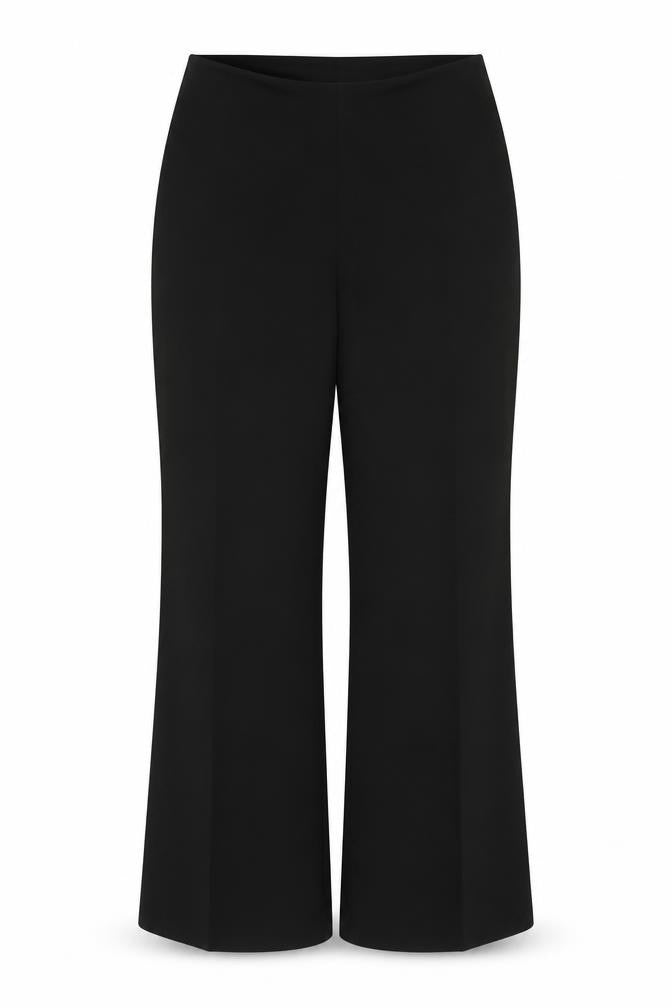 Womens UK Size 12 Preworn Regular Fit  Black Trousers