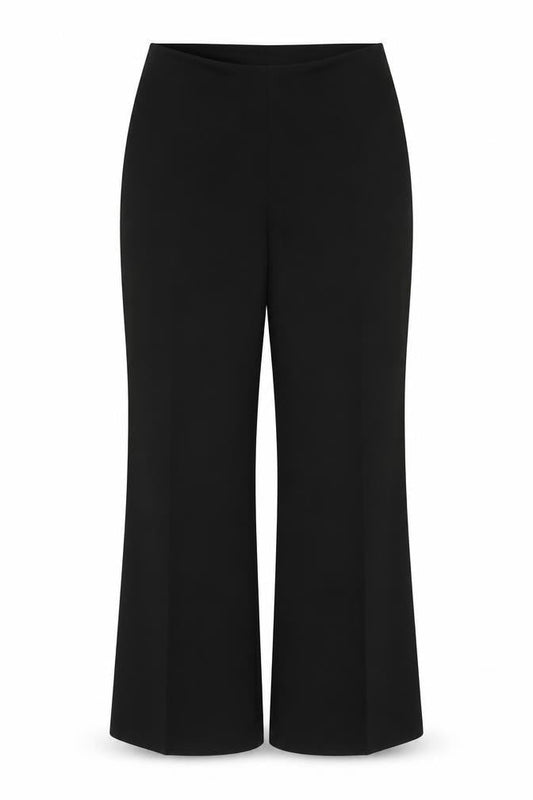 Womens UK Size 12 Preworn Regular Fit  Black Trousers