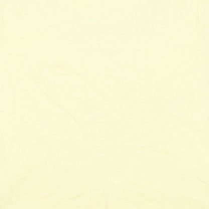 Andre De Brett Womens Yellow   Basic T-Shirt Size 18