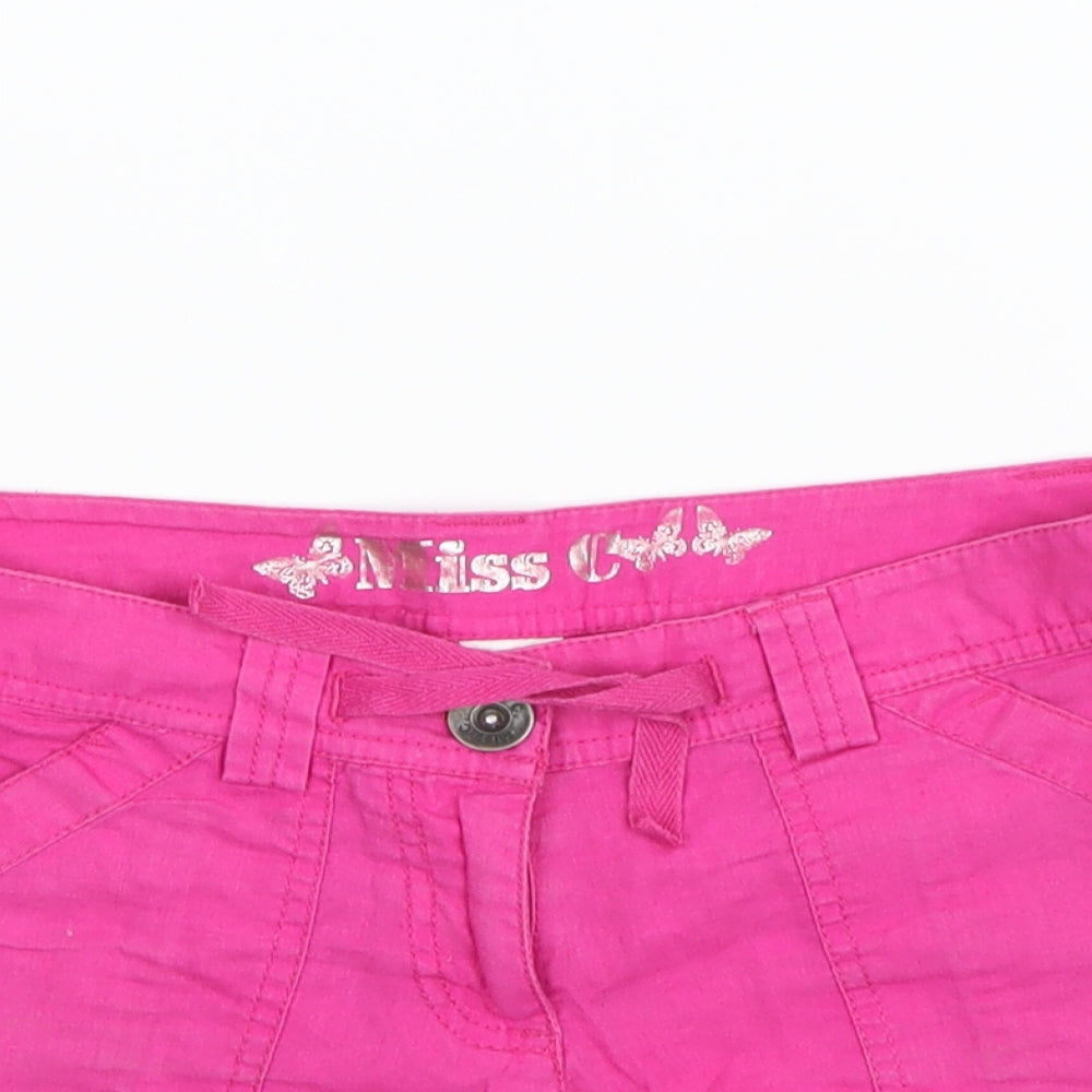 Cherokee Girls Pink   Chino Shorts Size 10 Years