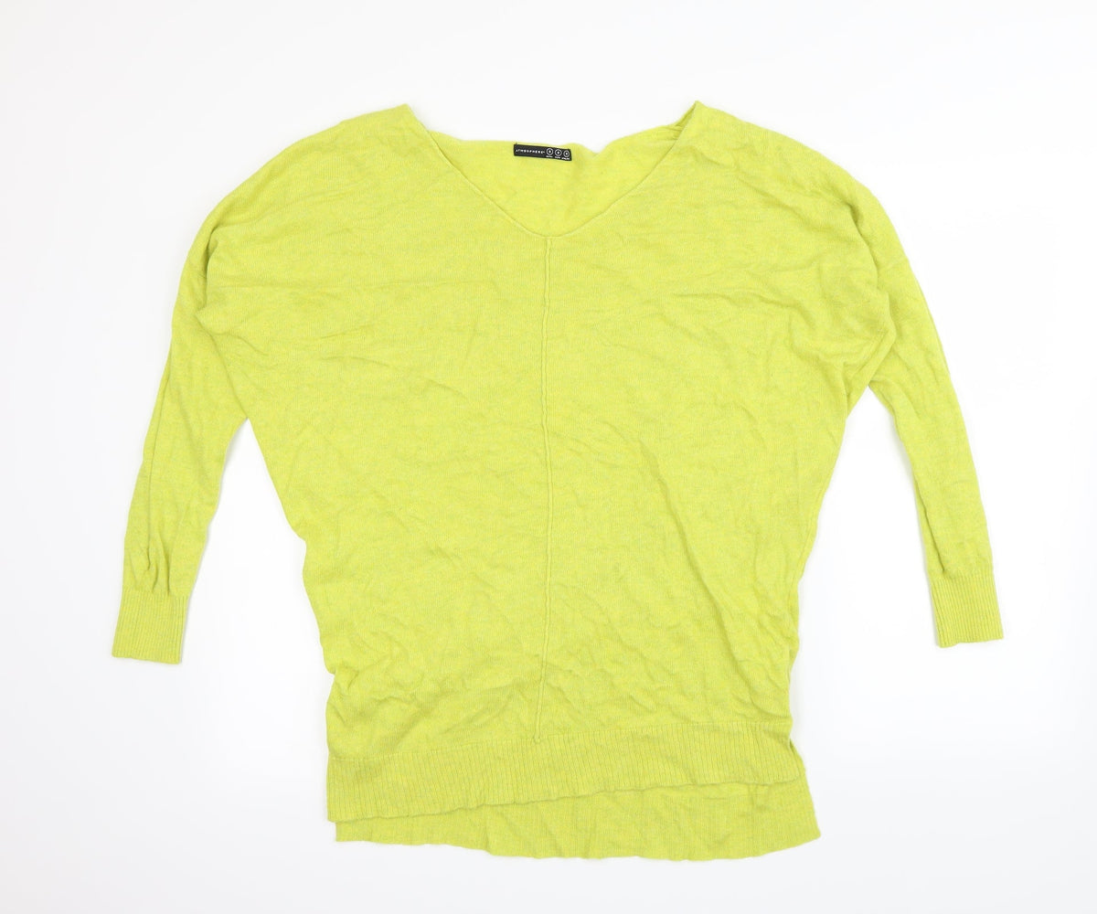 Additional front view of Atmosphere women’s yellow jumper, size S