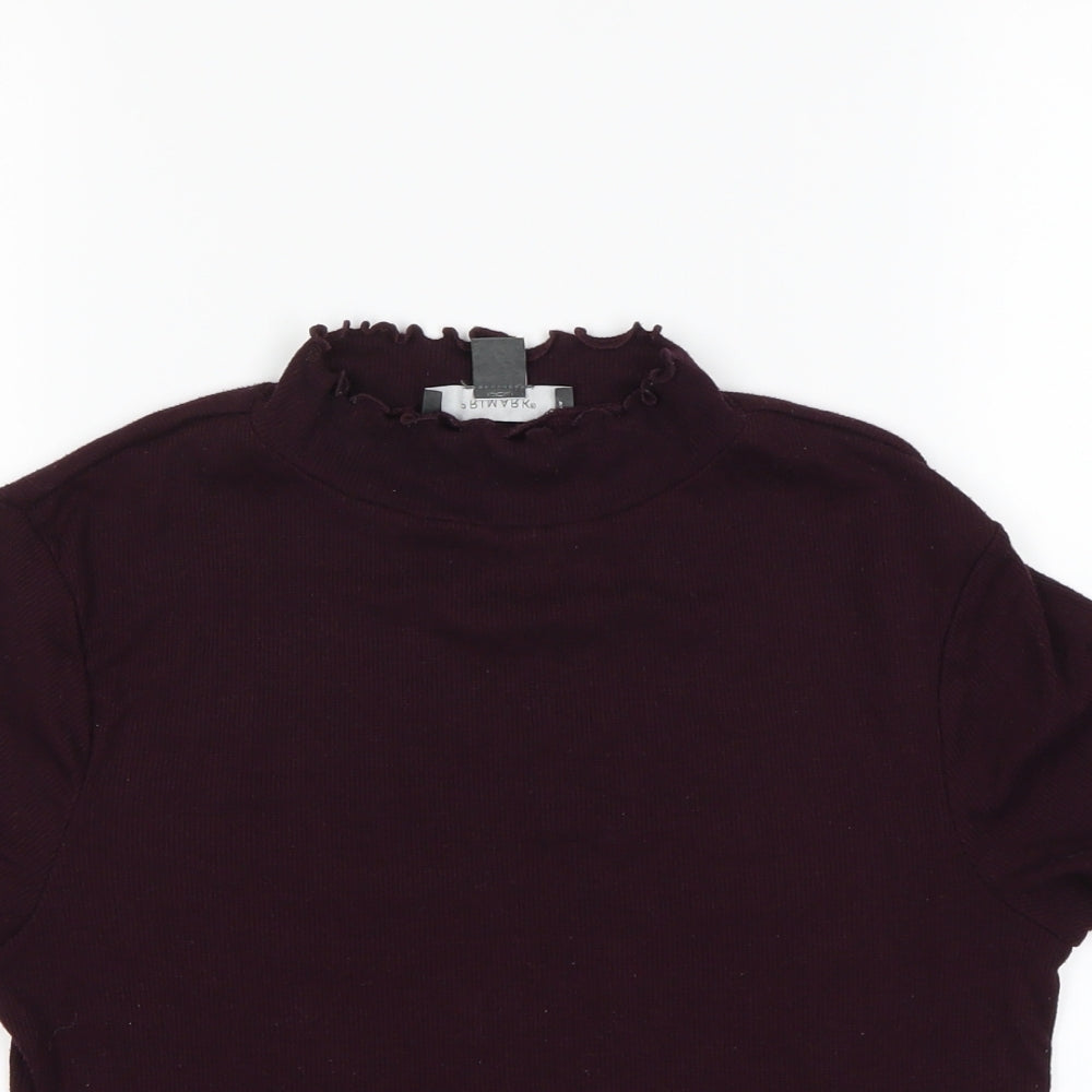 Primark Womens Purple   Basic T-Shirt Size 10