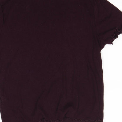 Primark Womens Purple   Basic T-Shirt Size 10