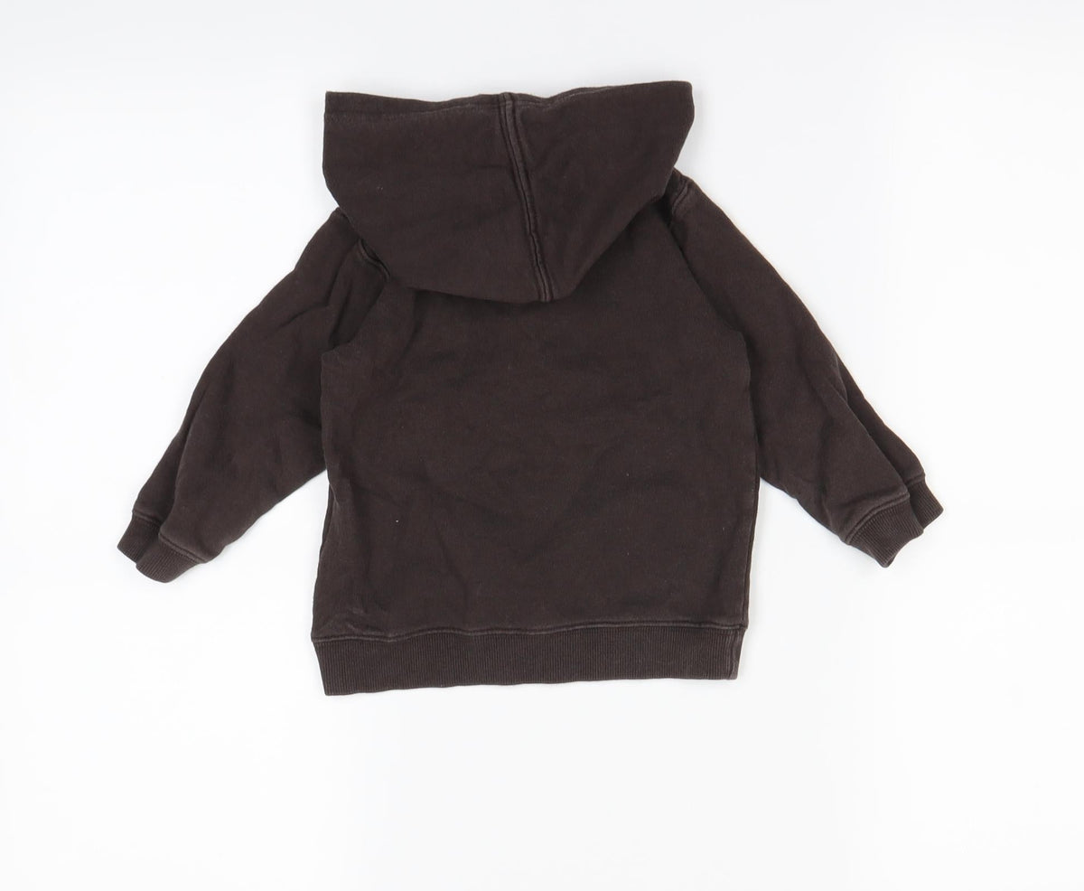Back view of H&M Brown jumper, size 12-18, Months