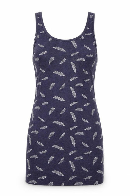 Atmosphere Womens Blue Floral  Basic Tank Size 8