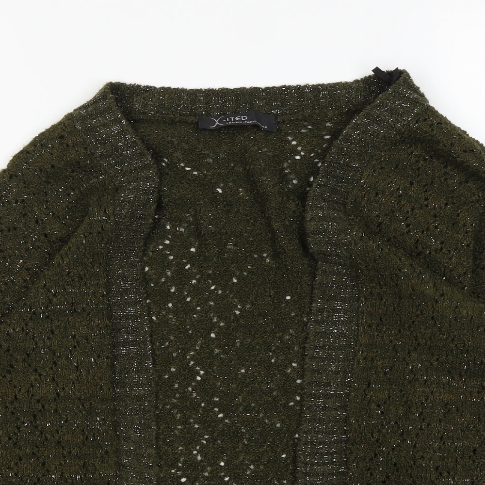 Xited  Womens Green   Cardigan Jumper Size S