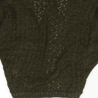 Xited  Womens Green   Cardigan Jumper Size S