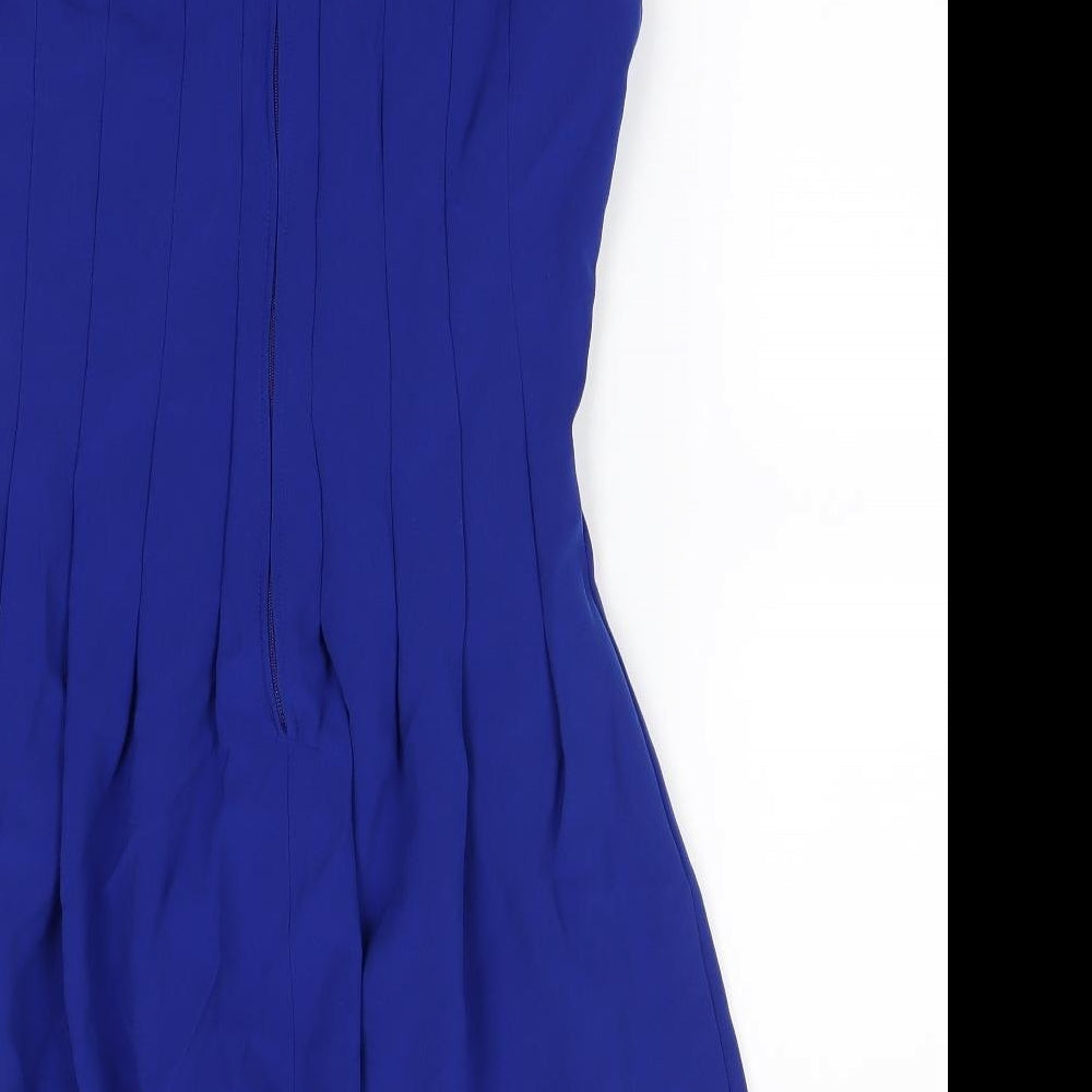 H&M Womens Blue   Fit & Flare  Size 8