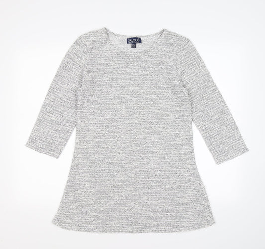 Saloos Womens Grey  Knit Pullover Jumper Size 12  - dress