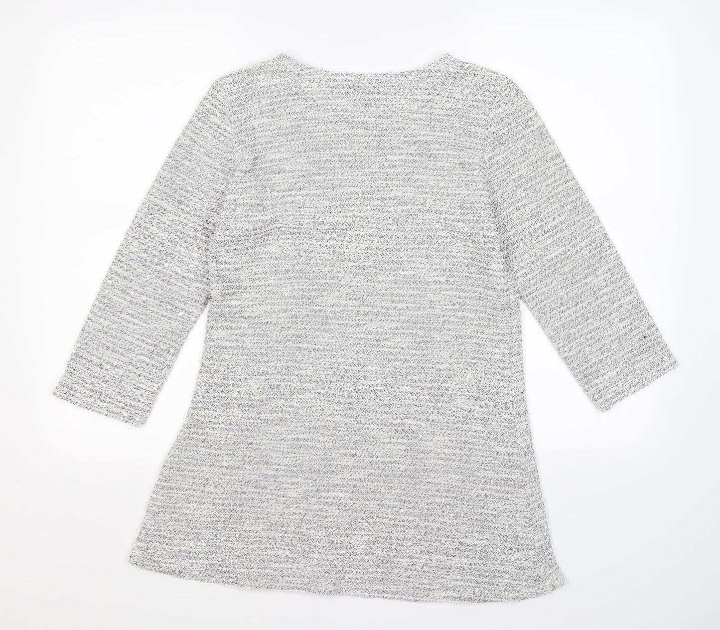 Saloos Womens Grey  Knit Pullover Jumper Size 12  - dress