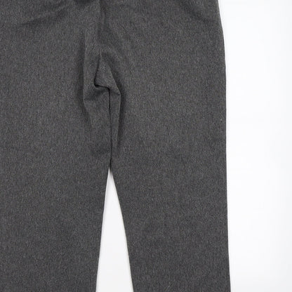 Womens UK Size L Marks and Spencer Regular Fit  Grey Trousers