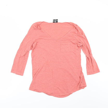 Womens UK Size 8 NEXT Orange Basic T-Shirt