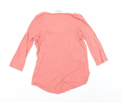Womens UK Size 8 NEXT Orange Basic T-Shirt