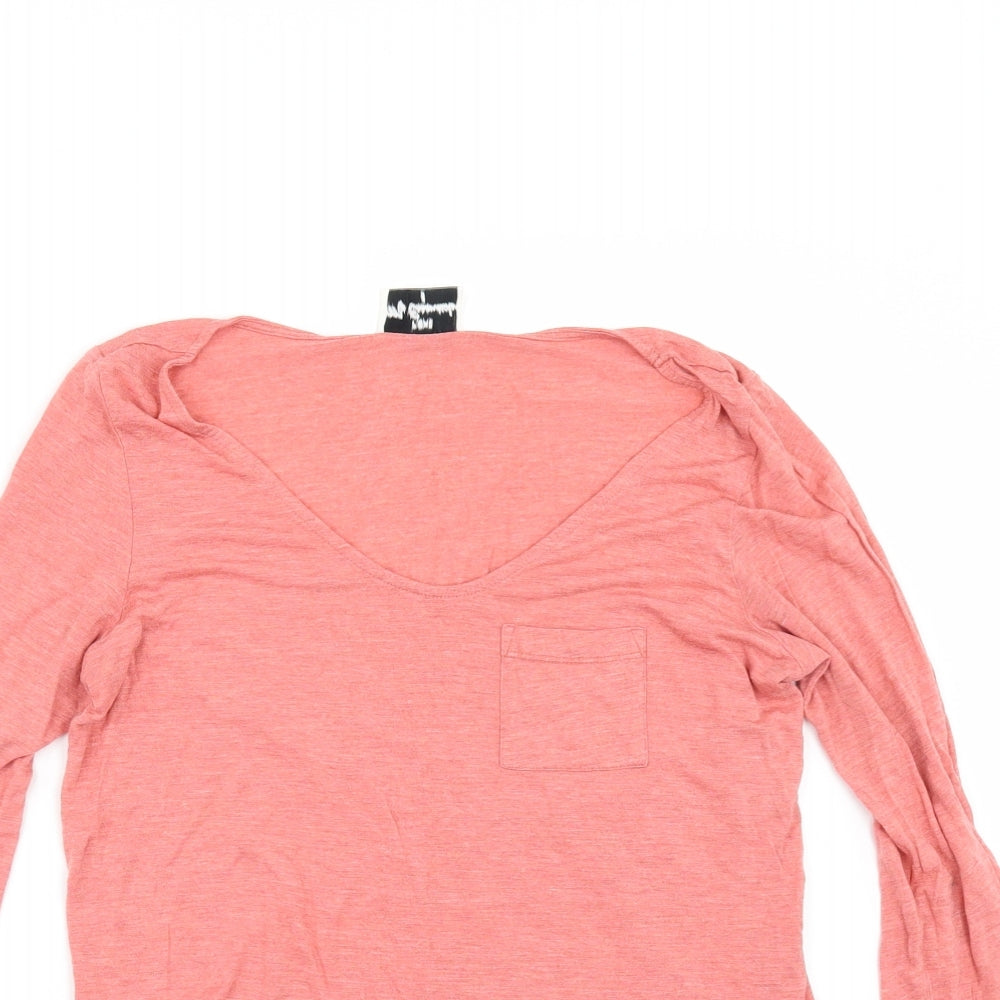 Womens UK Size 8 NEXT Orange Basic T-Shirt