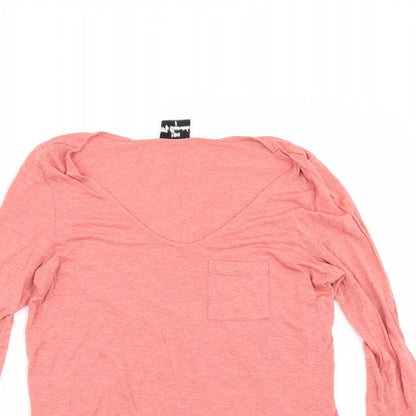 Womens UK Size 8 NEXT Orange Basic T-Shirt