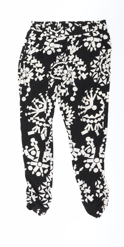 Womens UK Size 8 River Island Regular Fit  Black Trousers