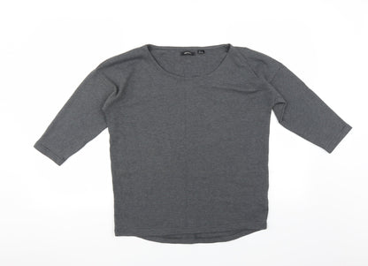 ESMARA Womens Grey   Pullover Sweatshirt Size S