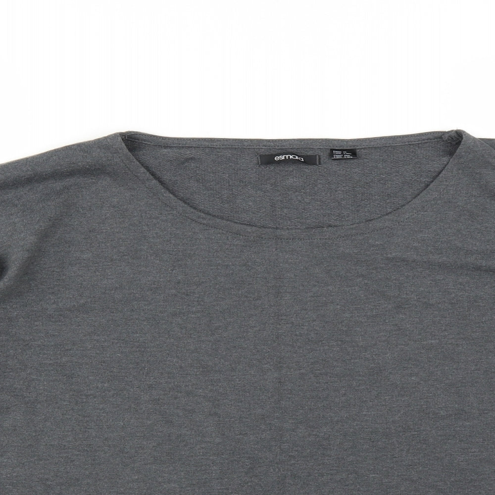 ESMARA Womens Grey   Pullover Sweatshirt Size S