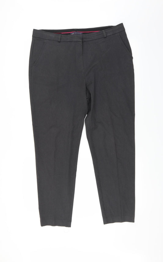 Womens UK Size 16 Marks and Spencer Regular Fit  Grey Trousers