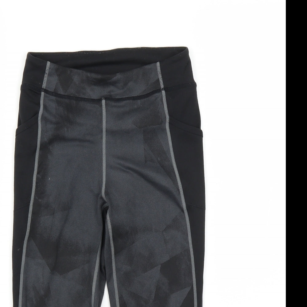 H&M Womens Green   Cropped Leggings Size XS L18 in