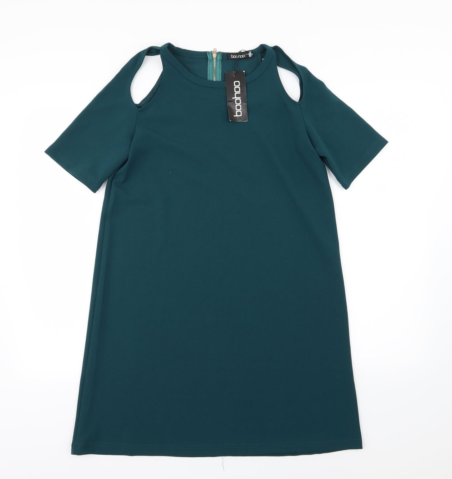 Boohoo Womens Green   T-Shirt Dress  Size 8