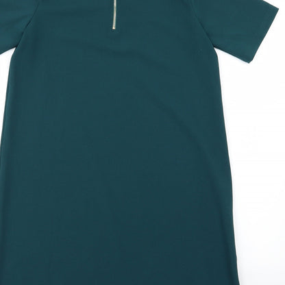 Boohoo Womens Green   T-Shirt Dress  Size 8
