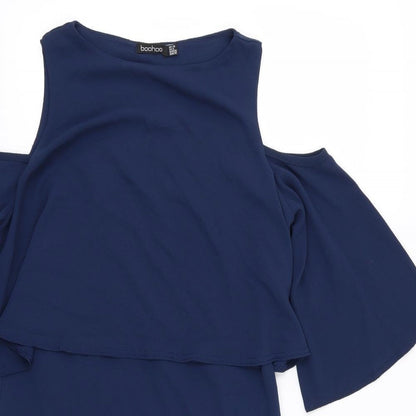 Boohoo Womens Blue   A-Line  Size 10