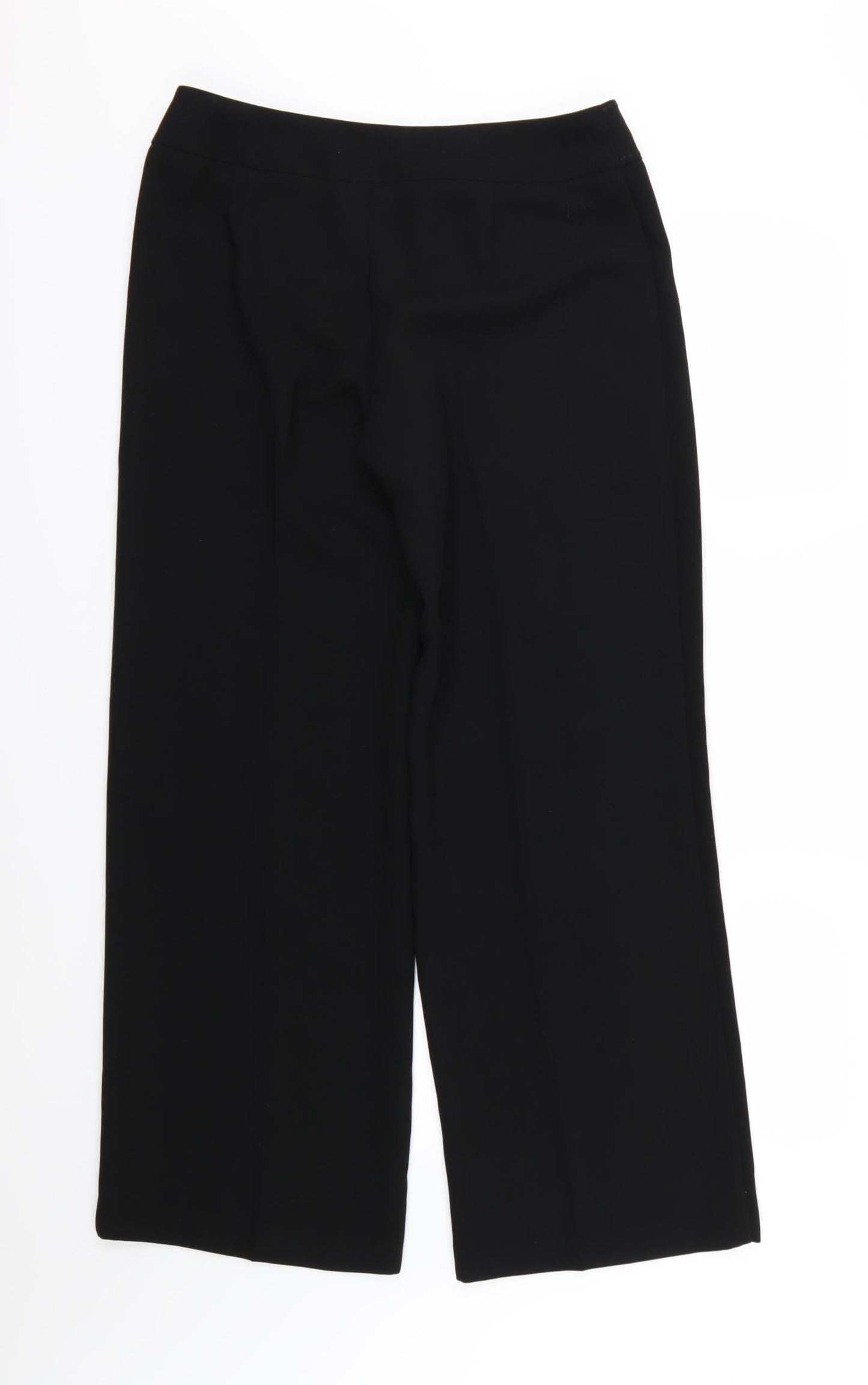 Womens UK Size 12 Marks and Spencer Regular Fit  Black Trousers