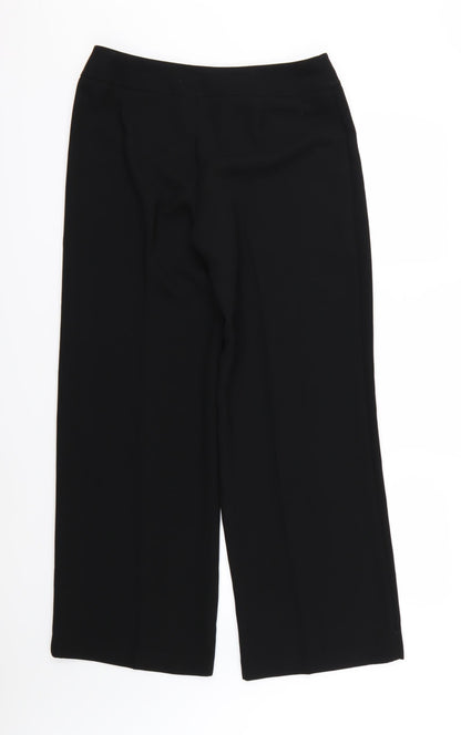 Womens UK Size 12 Marks and Spencer Regular Fit  Black Trousers