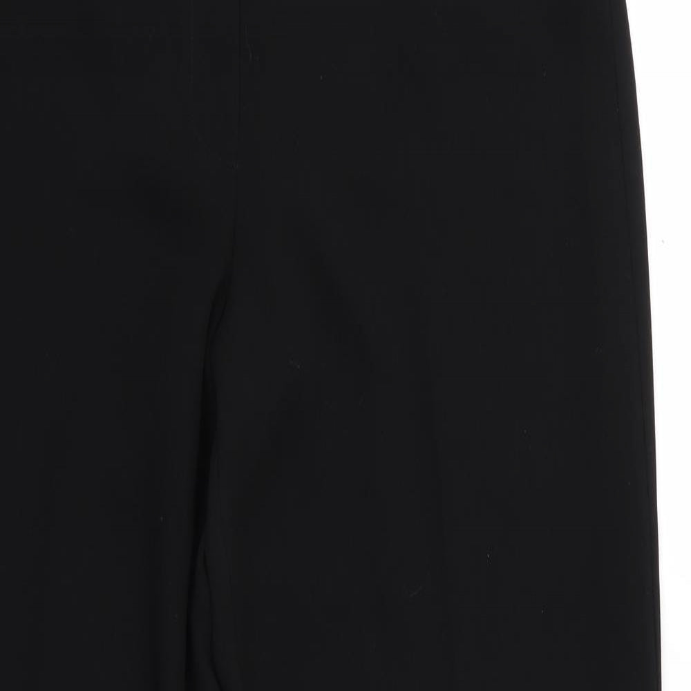 Womens UK Size 12 Marks and Spencer Regular Fit  Black Trousers