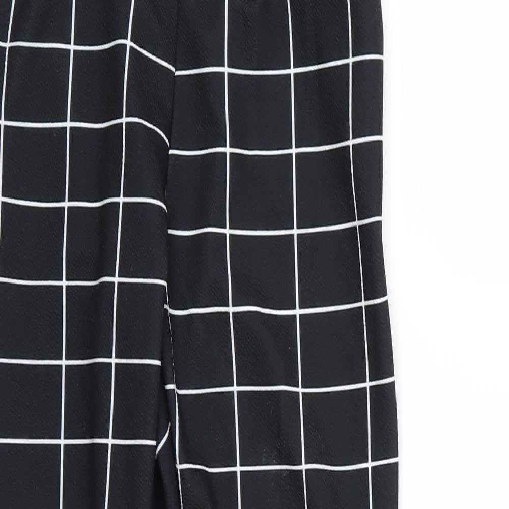 SheIn Womens Black Striped  Trousers  Size XS L27 in