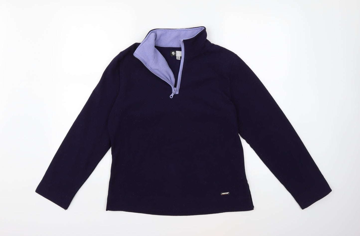 Active Womens Purple  Fleece Jacket  Size 10
