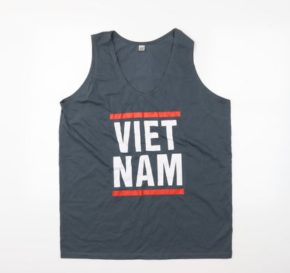 Mens UK Size 2XL Preworn Grey  Tank
