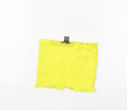 Primark Womens Yellow   Cropped Tank Size 4