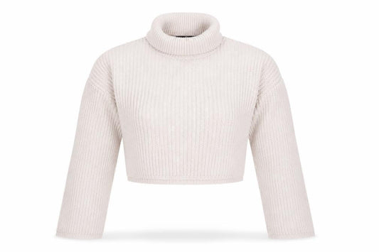 Front view of Missguided women’s pink knit jumper, size S