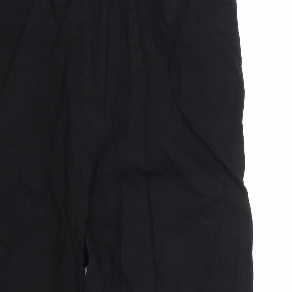 Topshop Womens Black   Trousers  Size 10 L24 in
