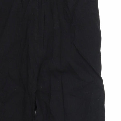 Topshop Womens Black   Trousers  Size 10 L24 in