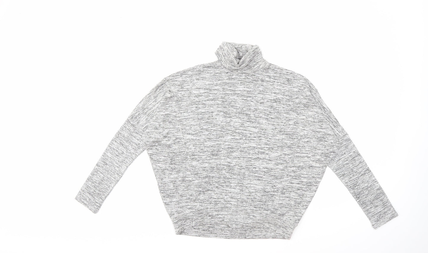 yesorno Womens Grey  Knit Pullover Jumper Size M