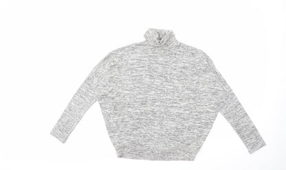 yesorno Womens Grey  Knit Pullover Jumper Size M