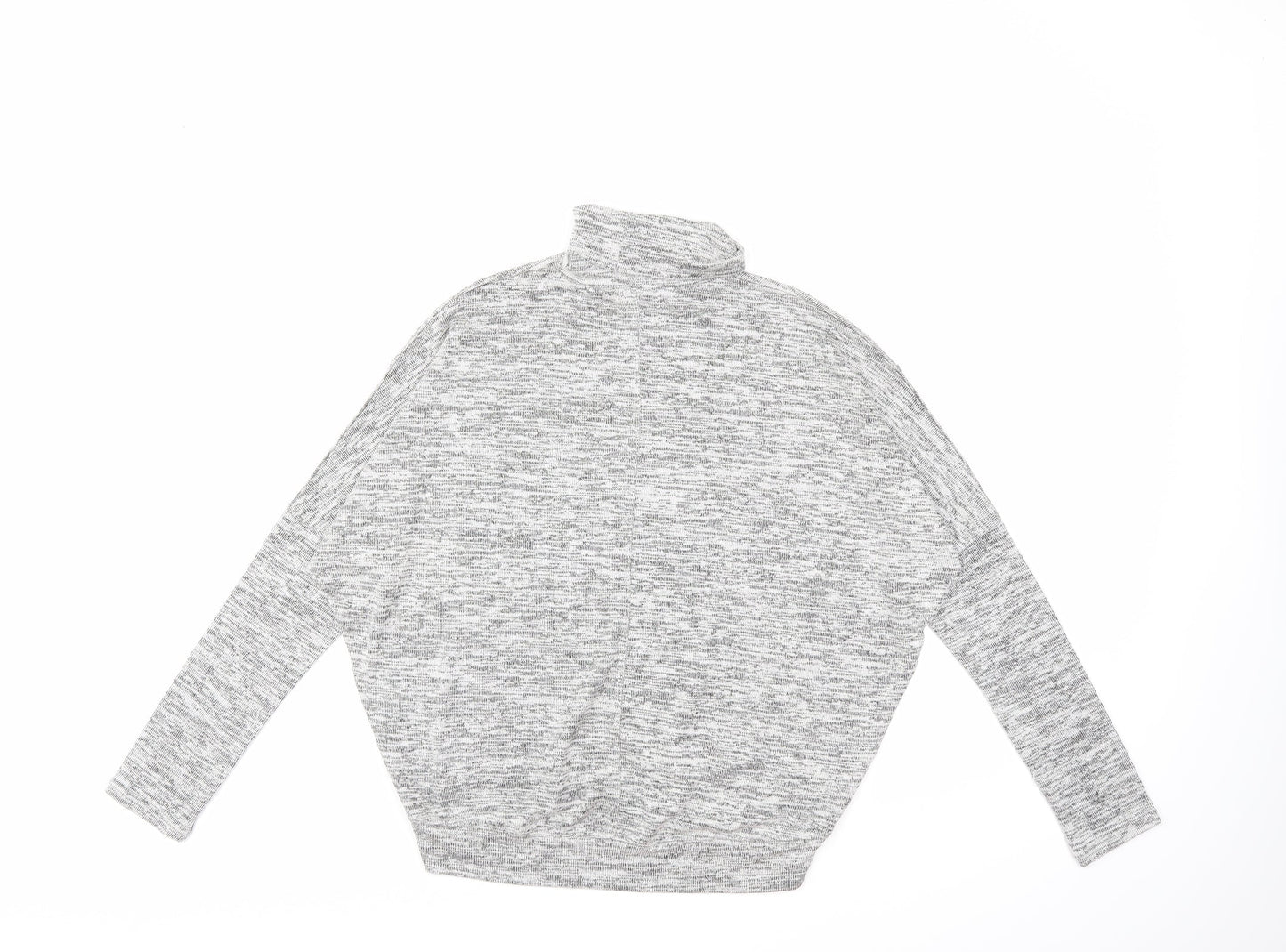 yesorno Womens Grey  Knit Pullover Jumper Size M