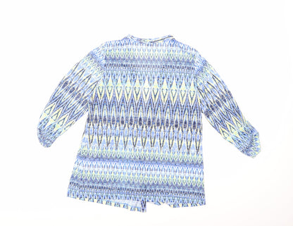 M&Co Womens Blue   Cardigan Jumper Size 10