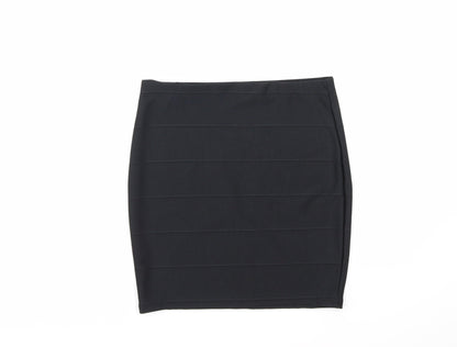 Missguided Womens Black   Mini Skirt Size 10