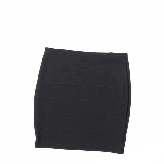 Missguided Womens Black   Mini Skirt Size 10