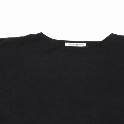 Beauty Women Womens Black   Pullover Jumper Size M