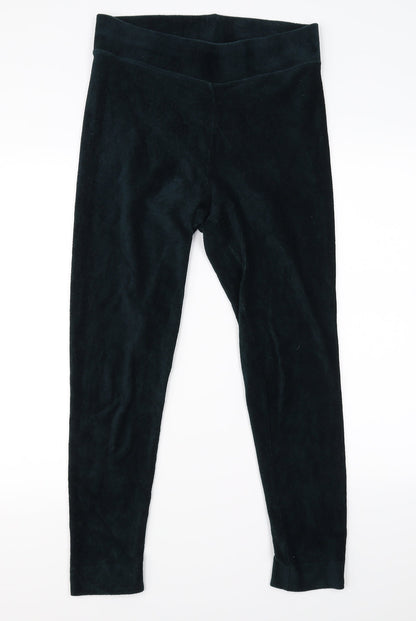 Womens UK Size 14 Marks and Spencer Regular Fit  Green Trousers