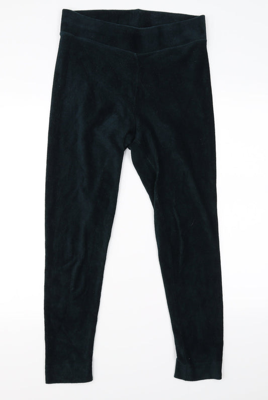Womens UK Size 14 Marks and Spencer Regular Fit  Green Trousers
